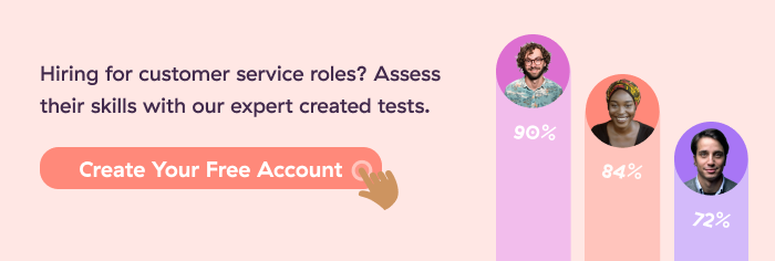 Customer service skills testing